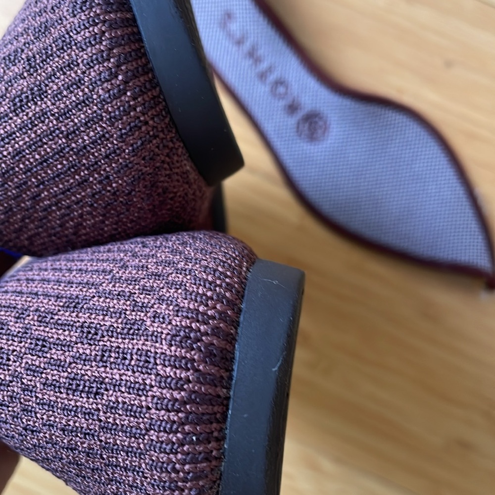 Rothy's Retired Truffle Python Brown Point Flats - image 3